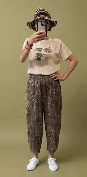 換季出🍀波希米雅圖騰寬腿褲